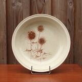 Hollow dish Sarreguemines "Thistles"
