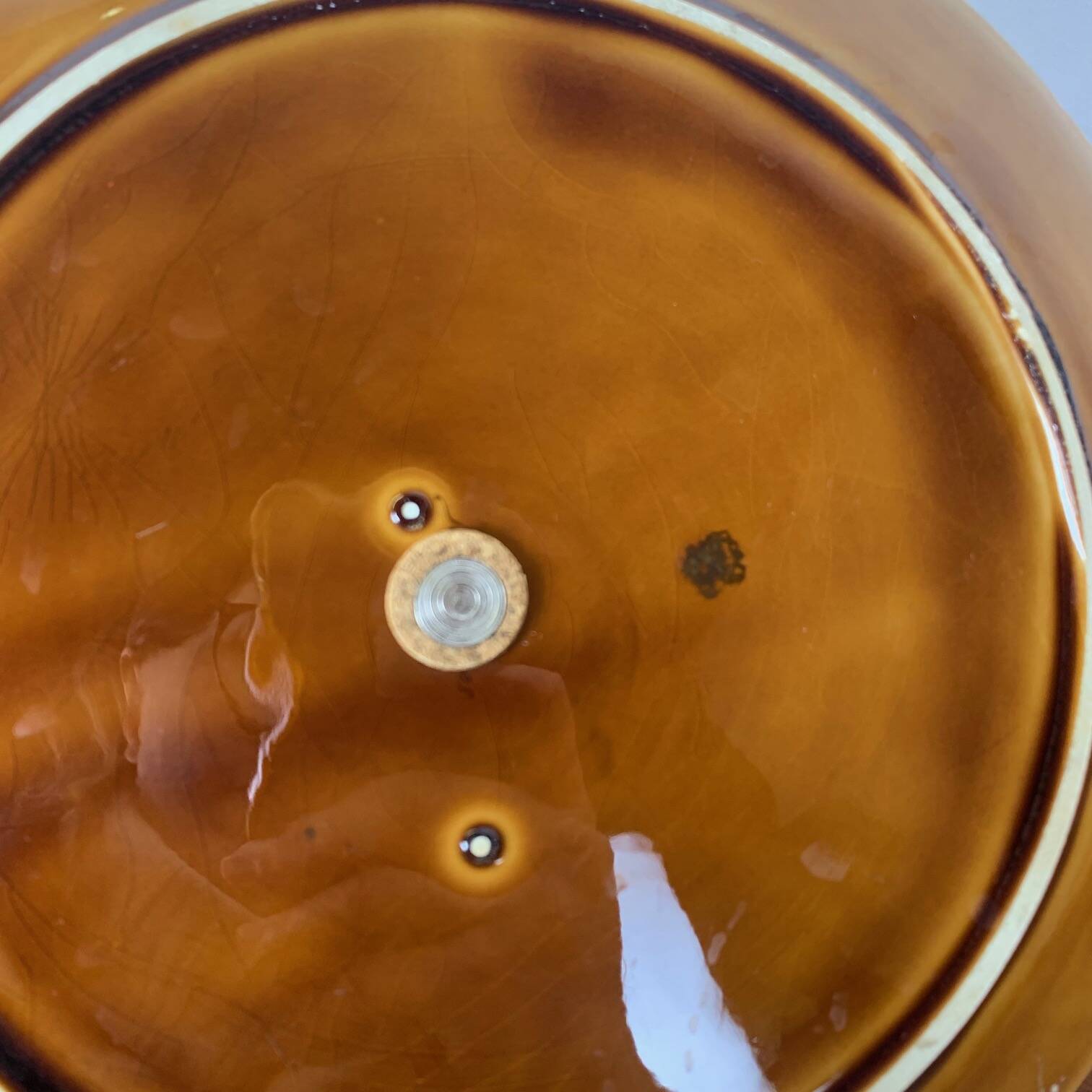 Barbotine Serving Tray, Sarreguemines, 1950