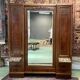 Dressing art deco walnut wardrobe