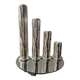 Series 4 HRW Fink Germany candlesticks from the 70s in silver metal