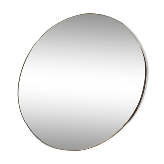 Miroir rond vintage 70's - 70cm