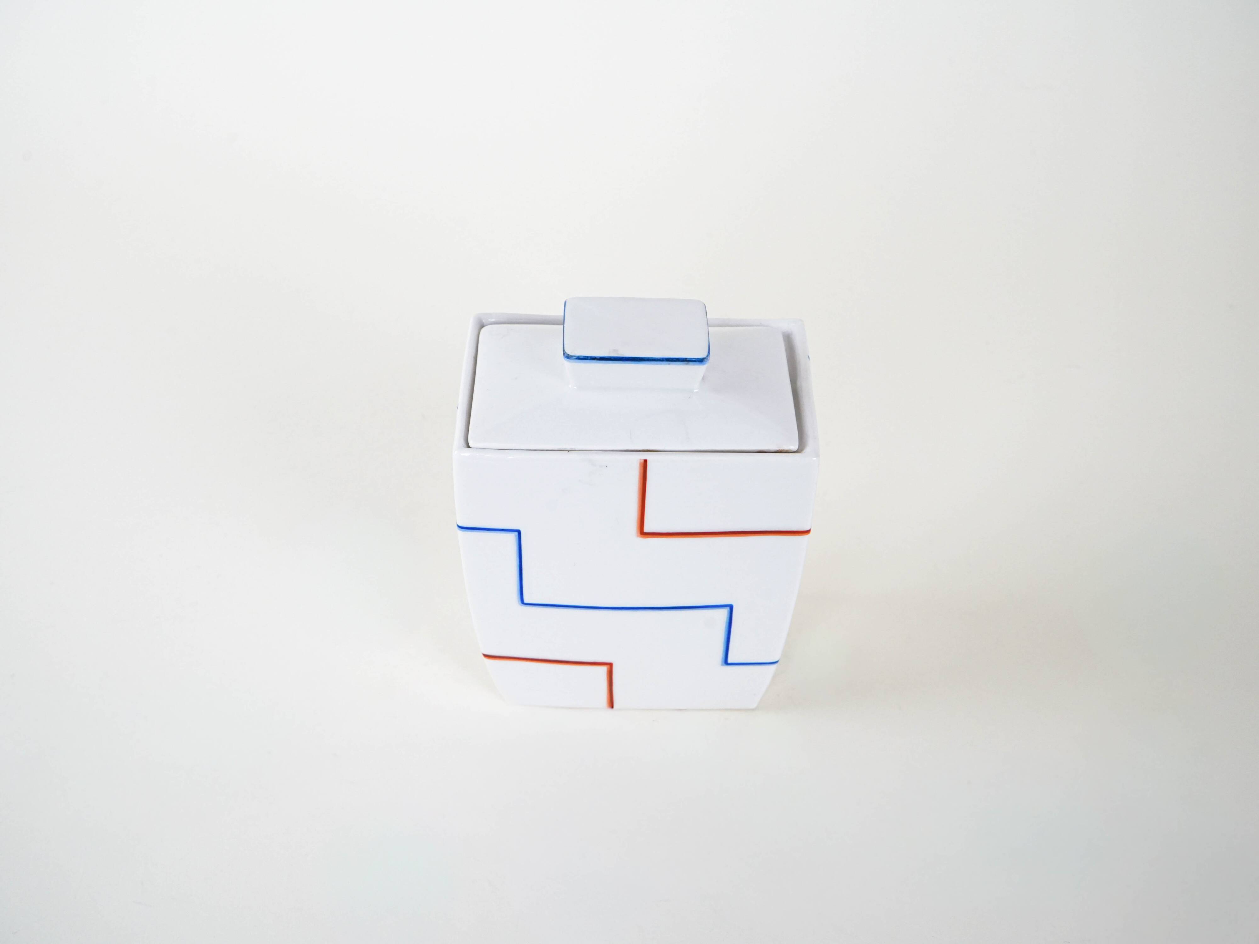 Vase en céramique, design moderniste, années 1970, fabriqué en Italie