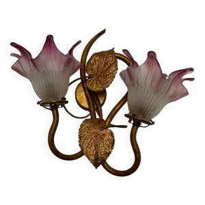 Applique à décor végétal