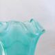 Light aqua murano glass vase