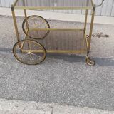 Vintage brass server