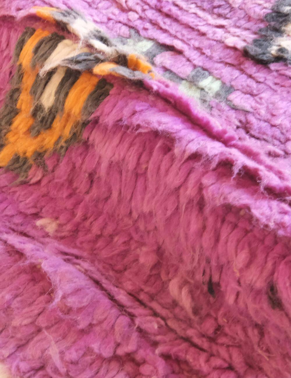 Purple Berber Rug - 303 x 200 cm