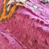 Purple Berber Rug - 303 x 200 cm