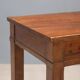 Ancient walnut console empire with drawer, Italy, 19th century.