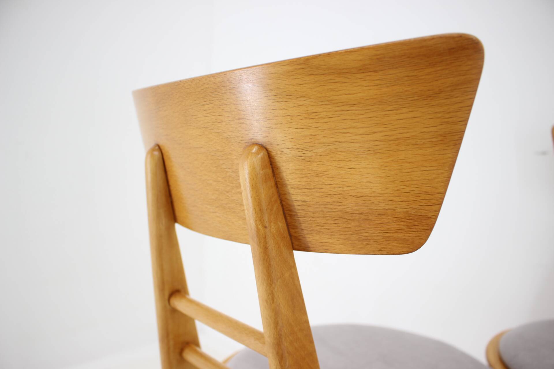 Four Dining Chairs by Ton, Czechoslovakia