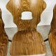 3 Gentiane Baumann chairs from the 60s, bistro style