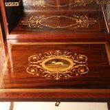 Bar cabinet in wood marquetry
