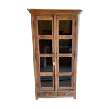 Armoire vitrée en teck ancien