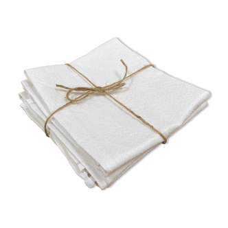 Set of 6 napkins 56 x 60 in damask cotton