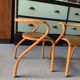 Set of 2 orange chairs child Jacques Hitier in wood & metal