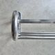 Large vintage aluminum wall coat rack