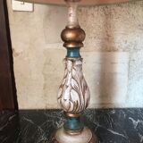 Venetian lamp in gilded wood