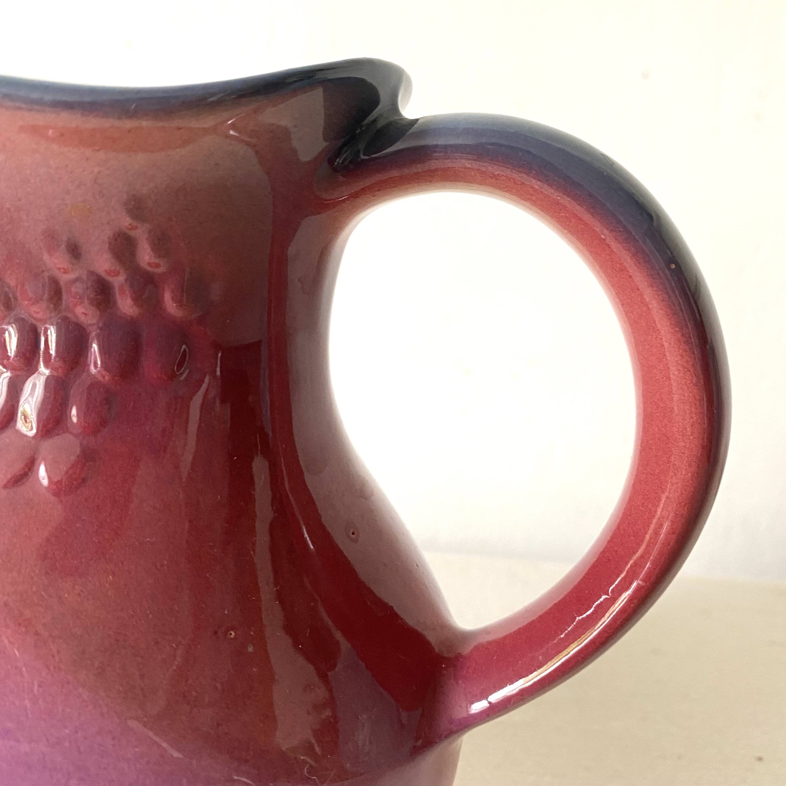 Zoomorphic pitcher, Saint Clément earthenware owl