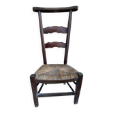 Chaise en paille