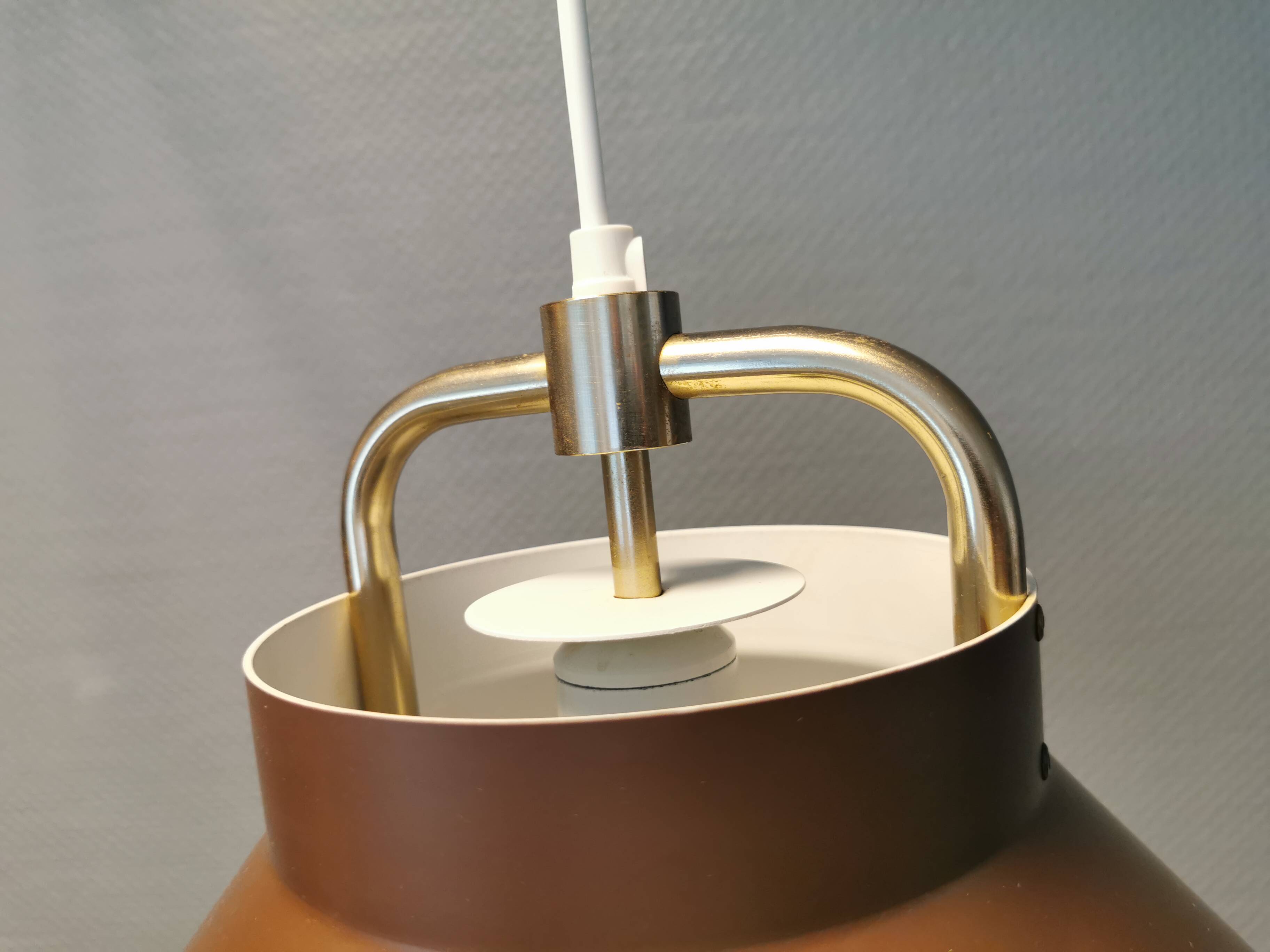 Danish hanging lamp designed by Jo Hammerborg for Fog & Mørup 1977, model Tarok.