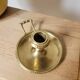 Cellar rat / brass candle holder