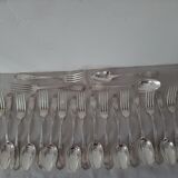 A.Frenais silver cutlery set 47 pieces