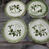 Antique K&G Lunéville France dessert plates