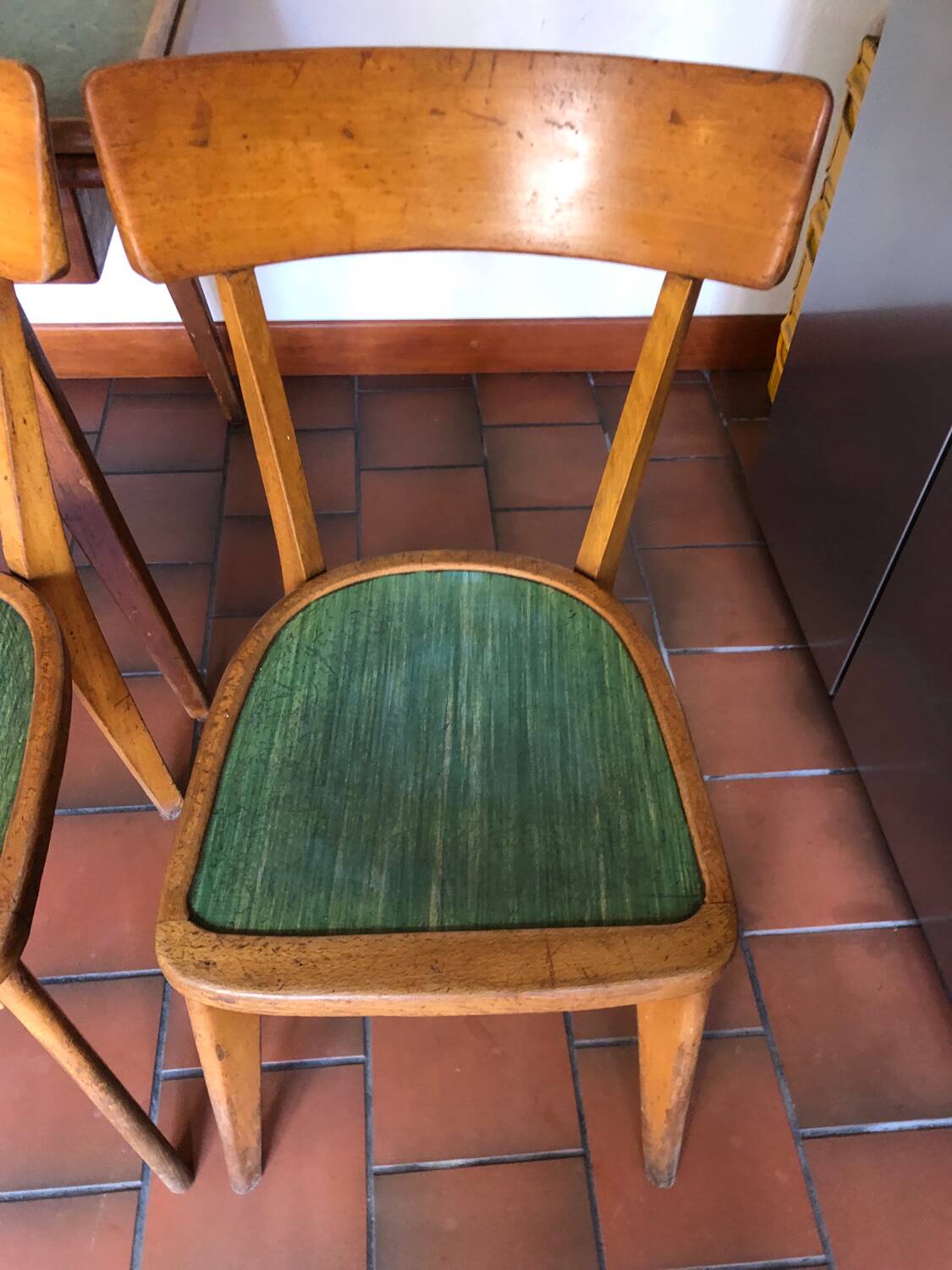 Table et chaises scandinave vintage