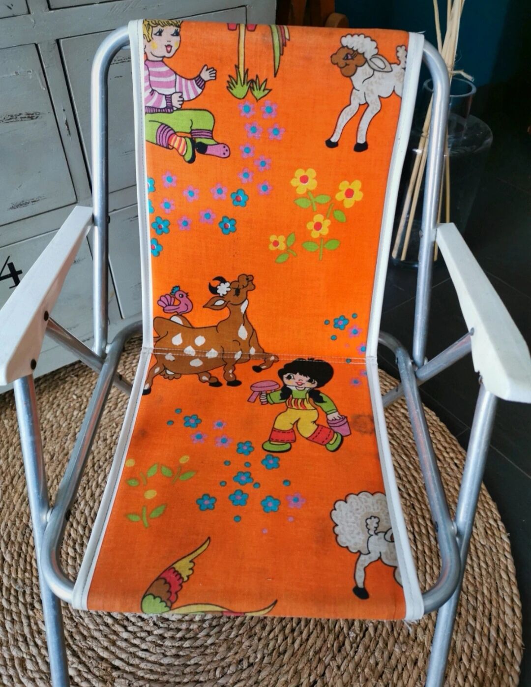 Camping armchair child, 60s/ 70s