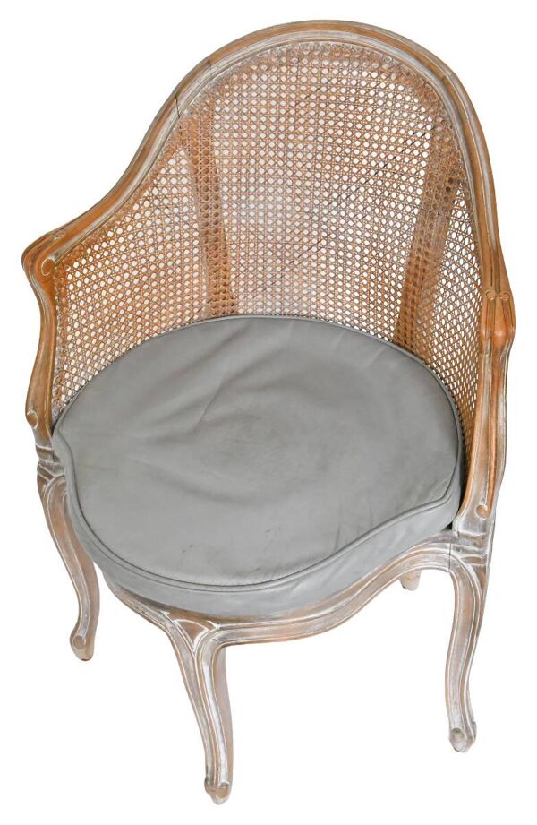 Fauteuil de bureau dit couillard de style Louis XV
