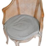 Office chair known as "couillard" in Louis XV style