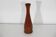 Vintage Scandinavian teak vase 1960