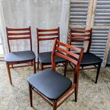 4 chaises vintage