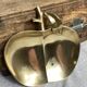 Vide-poche grosse pomme en laiton