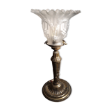 art nouveau lamp 1900 has 30 tulip very pretty napoleon style, 32x12