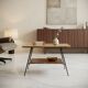 Vintage coffee table in laminated wood, design, Italy, 1960s