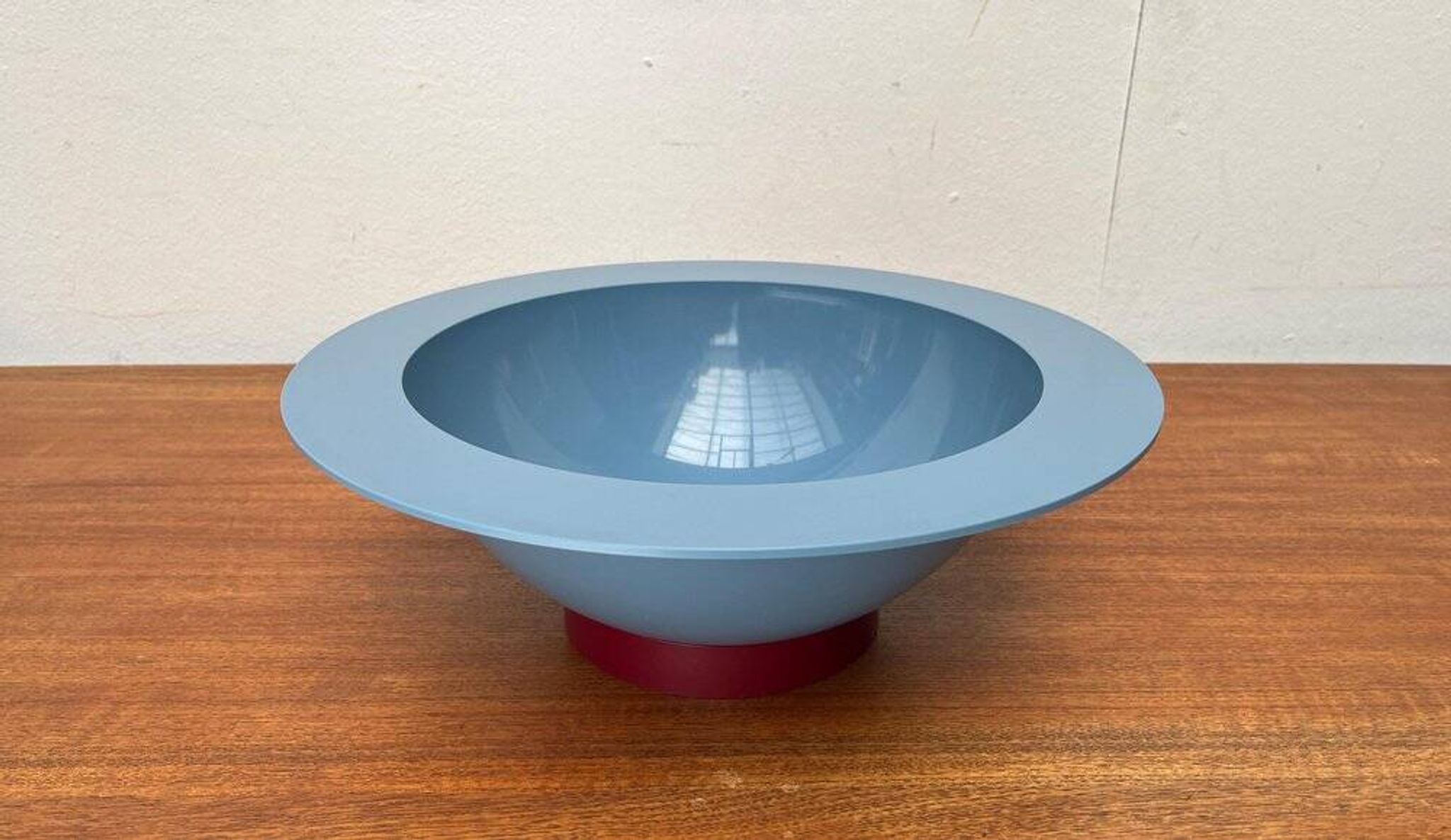 Euclid salad bowl from the Italian postmodern series by Michael Graves for Alessi, 1980s.