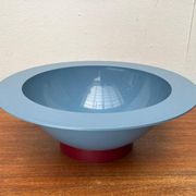 Euclid salad bowl from the Italian postmodern series by Michael Graves for Alessi, 1980s.