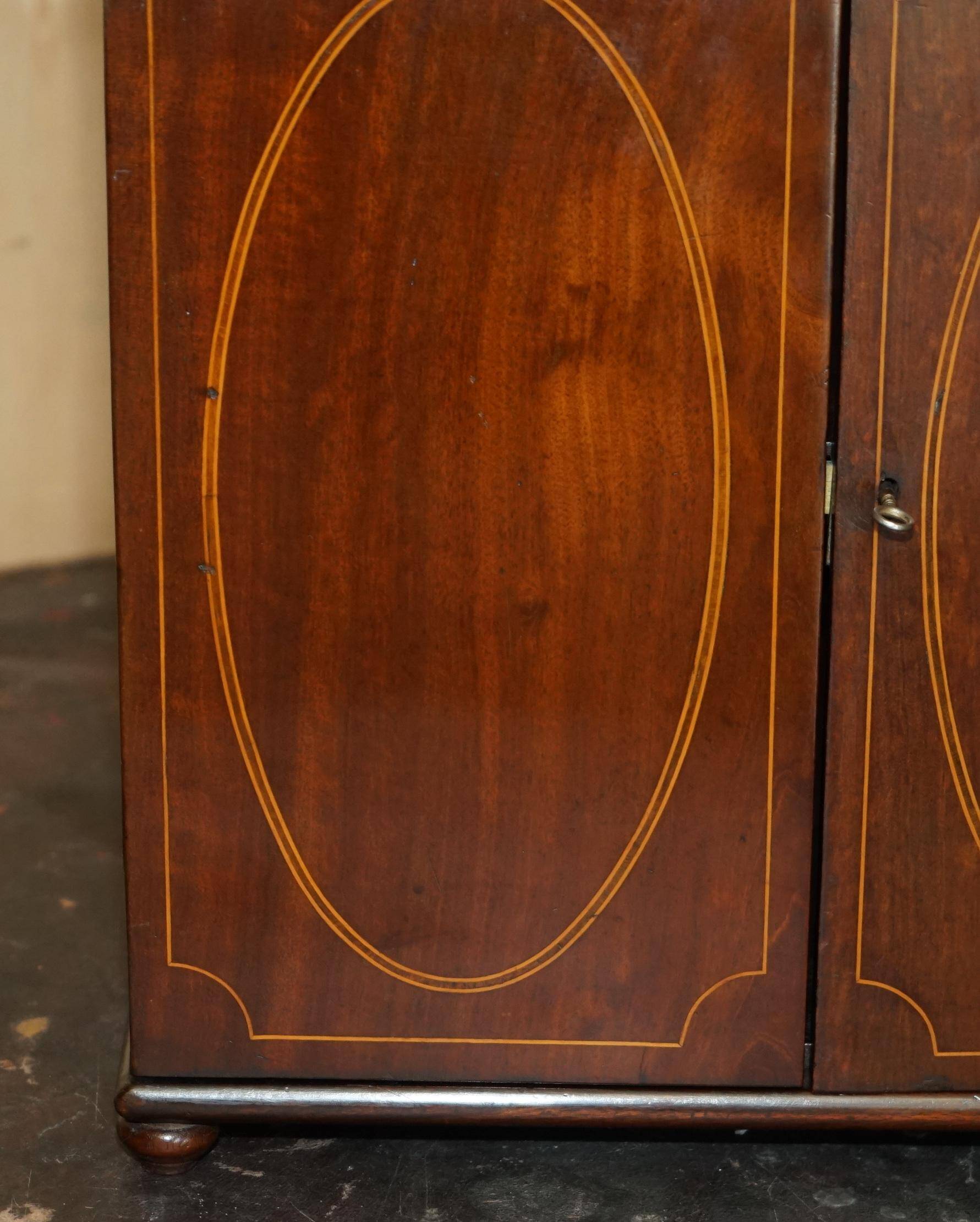 Restored Georgian Sheraton cabinet, circa 1820.