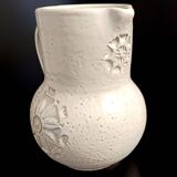 Pichet/Vase en faïence beige par Aldo Londi pour Bitossi, Italie