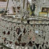 6-Light Funnel Pearl Tassel Chandelier