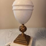Vintage table lamp in alabaster and brass