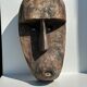 Large Timor mask in patinated wood H:50cm (1)