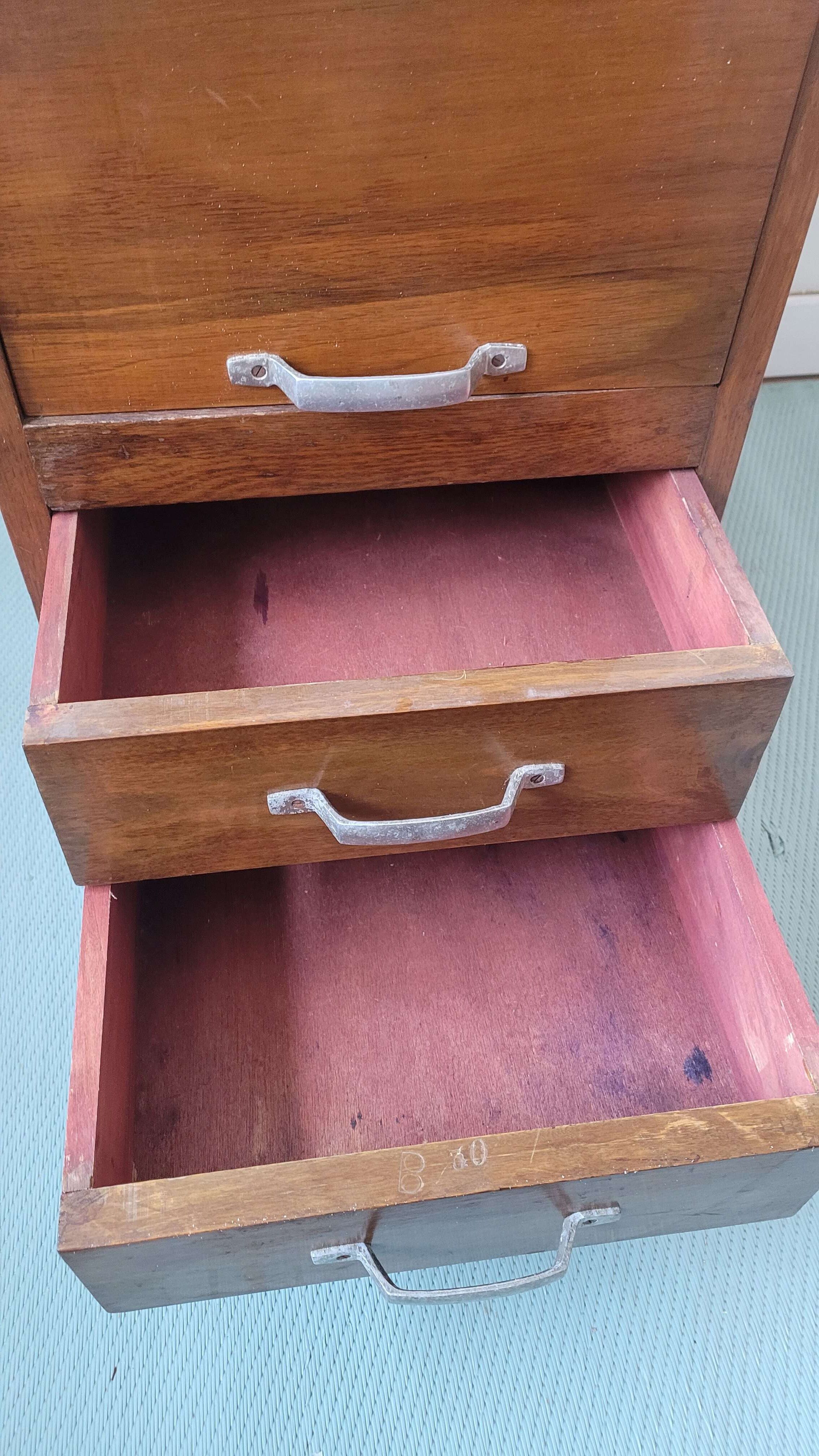 Vintage wooden desk box / or bathroom furniture
