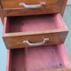Vintage wooden desk box / or bathroom furniture