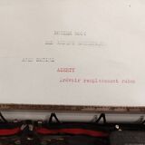 Old Rocher Rooy Functional Typewriter 1940s