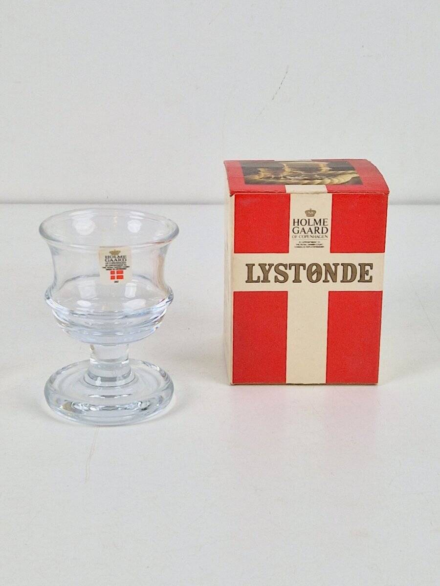 Verres à shot vintage par Michael Bang pour Holmegaard, années 1970, ensemble de 4