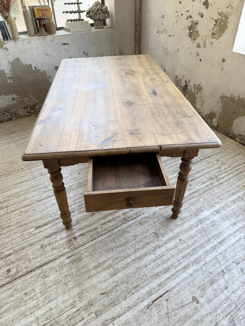 Walnut bistro farmhouse table 180cm