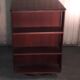 Revolving mahogany library