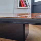Elm magnifying glass coffee table