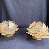 Lampe/apllique Lotus années 80